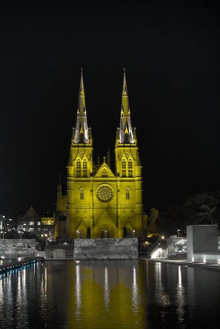 St Marys at Night