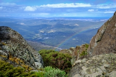 Rainbow over Porcupine Rocks
